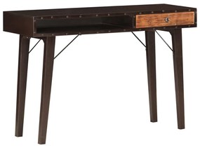 Τραπέζι Κονσόλα 118 x 35 x 76 εκ. από Μασίφ Ανακυκλωμένο Ξύλο - Μαύρο