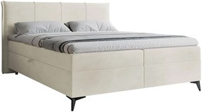 Επενδυμένο κρεβάτι Eco-140 x 200-Κρεμ