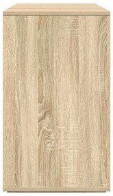 vidaXL Πλαϊνό γραφείο Δρύς Sonoma 135 x 41 x 75 εκ Επεξεργασμένο ξύλο