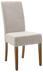 Intrahome Καρέκλα ROCKYA Intrahome ύφασμα γκρι-πόδι μασίφ ξύλο καρυδί | SKU: INTRAPA-158111167