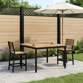 vidaXL Τραπεζάκι σαλονιού Λευκό και Μαύρο 100 x 100,5 x 45 εκ.