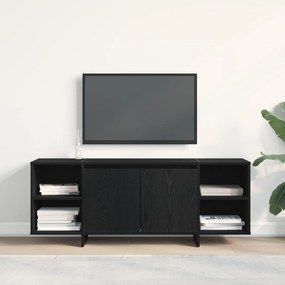 vidaXL Ντουλάπι TV 130 x 35 x 50 εκ Μαύρη Δρυς Επεξεργασμένο Ξύλο