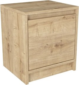 Κομοδίνο Conve Megapap χρώμα sapphire oak 40x35x45εκ.