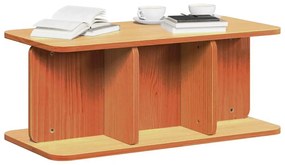 vidaXL Τραπεζάκι σαλονιού Κερωτό καφέ 80 x 39,5 x 33,5 εκ