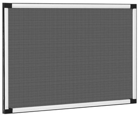 vidaXL Σήτα Παραθύρου Επεκτεινόμενη Λευκή (75-143)x50 εκ.