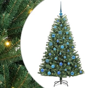 vidaXL Τεχνητό Χριστουγεννιάτικο Δέντρο με Άξονα Πράσινο 150 cm