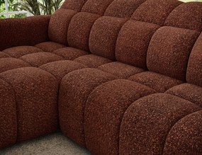 Γωνιακός καναπές Comfora-Κεραμιδί-Αριστερή