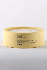 Candle Hello Moonlight Flat Yellow