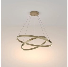 Κρεμαστό Φωτιστικό Οροφής LED 88W Rim 3000K Φ80 MAYTONI-MOD058PL-L74BS3K-Ορείχαλκος MOD058PL-L74BS3K