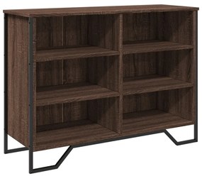 Ντουλάπι Καφέ Δρυς 101x35,5x74,5 εκ. Επεξεργασμένο Ξύλο - Καφέ