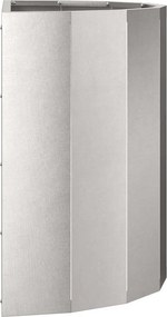 vidaXL Γλάστρα Ασημί 60 x 30 x 50 εκ. Ανοξείδωτο ατσάλι