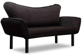 Καναπές - Κρεβάτι Διθέσιος Chatto 859FTN1226 140x65x70cm Black