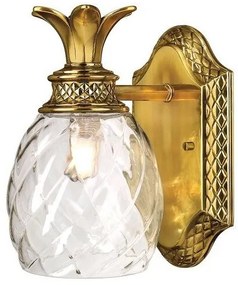 Απλίκα Φωτιστικό Μπάνιου 1xG9 IP44 Plantation Elstead Lighting-HK-PLANTATION1-BATH-BB-Ορείχαλκος HK-PLANTATION1-BATH-BB