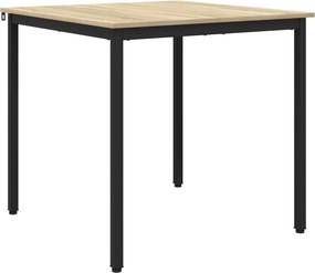 vidaXL Τραπεζαρίες 80 x 80 x 75 cm Επεξεργασμένο Ξύλο Sonoma Δρυς