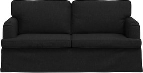 vidaXL Καναπές 140cm Μαύρο Μέταλλο