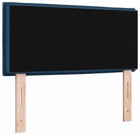 vidaXL LED κεφαλάρι με φώτα λωρίδας LED Επιτοίχιο Μπλε 90 cm ύφασμα