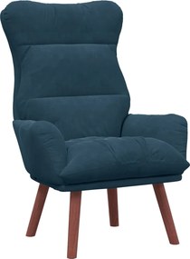 vidaXL Πολυθρόνα Μπλε 69 x 74 x 93 εκ. Βελούδο