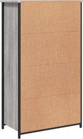 vidaXL Ντουλάπι Γκρι Sonoma 62x32x106,5 εκ. από Επεξεργασμένο Ξύλο