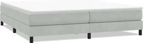 vidaXL Box Spring κρεβάτι χωρίς στρώμα ανοιχτό γκρι 200x210 cm