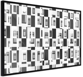 Αφίσα - Modern Public Housing - 45x30 - Μαύρο - Χωρίς πασπαρτού