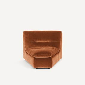 Πολυθρόνα σύνθεσης από βελούδο, GIULIANO