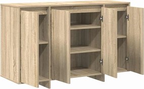 vidaXL Πλαϊνό γραφείο Sonoma Δρυς 120 x 41 x 75 εκ. Επεξεργασμένο ξύλο