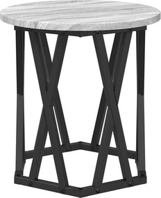 vidaXL Τραπεζάκι Πλευράς 2 pcs Γκρίζο Σονομα