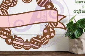 Σετ των 3 Intra απο ξύλο plywood 3mm-4mm πάχος Χριστουγεννιάτικο μπιχλιμπίδι Σήμα ονόματος Δίασταση 6x6 cm INTRAFABR-82946826