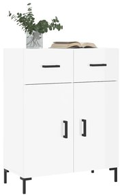 vidaXL Ντουλάπι Γυαλιστερό Λευκό 69,5x34x90 εκ. Επεξεργασμένο Ξύλο