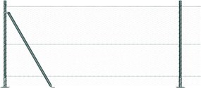 vidaXL Στύλος Περιφράξεων Πράσινο 25 x 0,8 μ (25 χλστ δίχτυ)