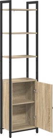 vidaXL Βιβλιοθήκη 6 επιπέδων 40 x 24 x 161 εκ Επεξεργασμένο Ξύλο
