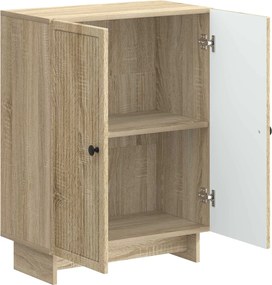 vidaXL Ντουλάπι Αποθήκευσης Μπάνιου EDE Sonoma Δρυς 59,5 x 31 x 80 εκ