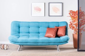3-Seat Sofa-Bed Misa Sofabed - Turquoise Turquoise