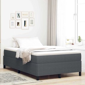 vidaXL Σκελετός Κρεβατιού Σκούρο γκρι 120 x 190 cm Βελούδο