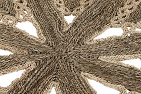 Χαλί Home ESPRIT Φυσικό Τροπικό 178 X 178 X 1,8 cm