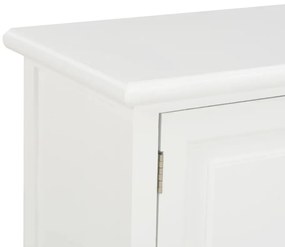 vidaXL Έπιπλο Τηλεόρασης Λευκό 90 x 30 x 40 εκ. Ξύλινο