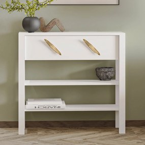 Συρταριέρα Λευκό EFIR 90x30x85