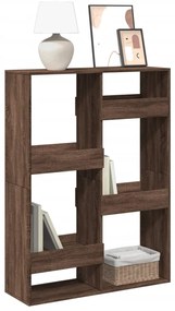 vidaXL Βιβλιοθήκη Καφέ Δρυς 100x33x135 εκ. από Επεξεργασμένο Ξύλο