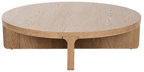 Τραπεζάκι Καφέ Home ESPRIT Φυσικό Eiketre 121 x 121 x 32 cm