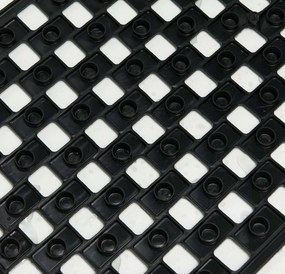 Doby 50x50 black αντιολισθητικό ταπέτο ντουζιέρας Sealskin
