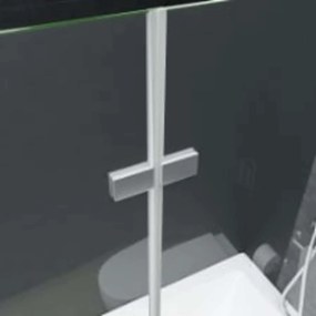 vidaXL Καμπίνα Μπανιέρας με 2 Πάνελ Πτυσσόμενη 95 x 140 εκ. από ESG