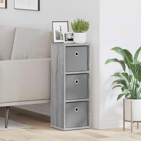 vidaXL Πλαϊνό γραφείο Γκρι Sonoma 25,5 x 22 x 69,5 εκ
