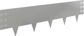 vidaXL Περίγραμμα γκαζόν 30 τμχ. 100 x 25 cm Γαλβανισμένος Χάλυβας