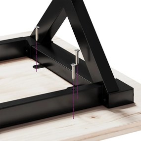 Πόδια Τραπεζιού Σαλονιού σε Σχήμα «Χ» 140x30x43 εκ. Ατσάλι 357902