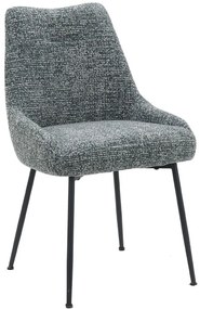 Καρέκλα Don 03-1160 52x57x86.5cm Light Green-Black