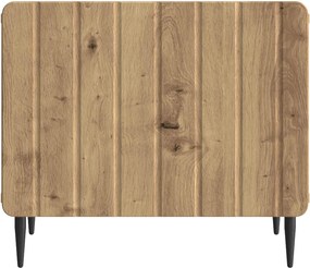 vidaXL Τραπεζάκι σαλονιού Artisan Δρυς 49 x 50 x 42 εκ.