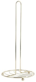 Βάση Ρολού Κουζίνας PT4057GD Φ15x34cm Gold Present Time Metal
