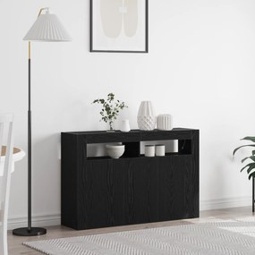 vidaXL Σεκρετάρι Μαύρη καρυδιά Κατασκευασμένο ξύλο 116 x 30 x 75 εκ