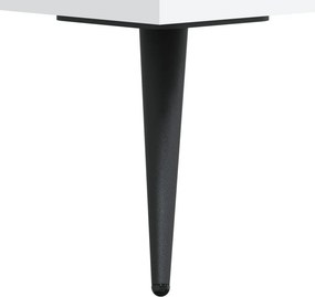 vidaXL Ντουλάπι Λευκό 69,5x32,5x180 εκ. Επεξεργασμένο Ξύλο