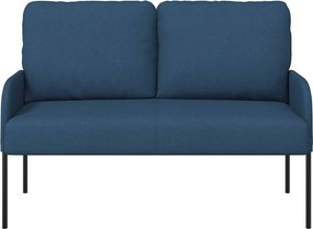 vidaXL Καναπέδες με μαξιλάρι 110cm Μπλε Κόντρα πλακέ